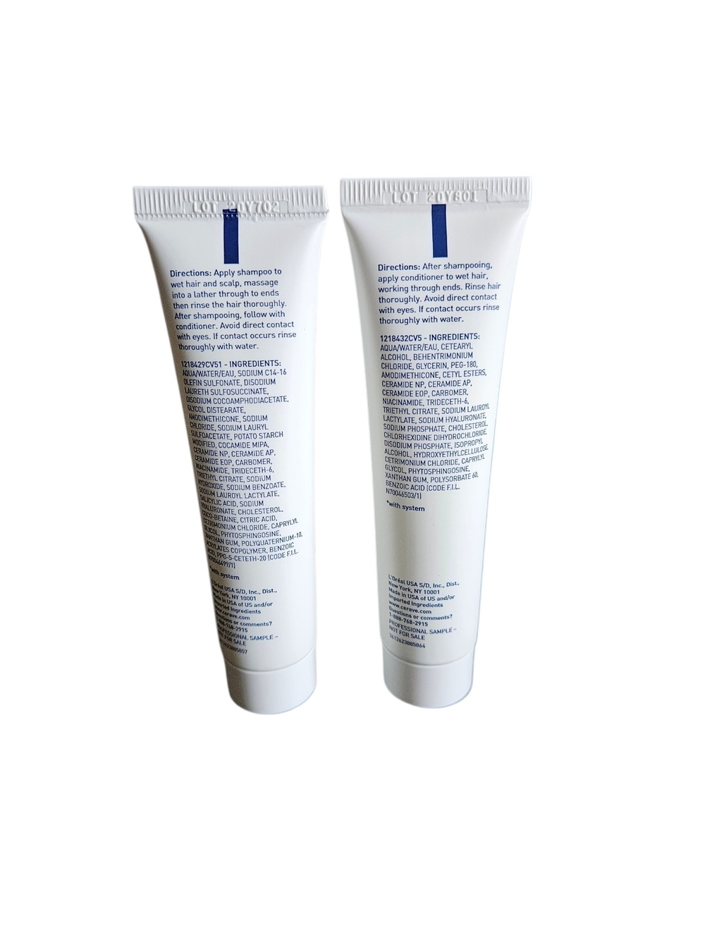 CeraVe Gentle Hydrating Shampoo & Conditioner Duo - 1oz Each - Picture 2 of 2